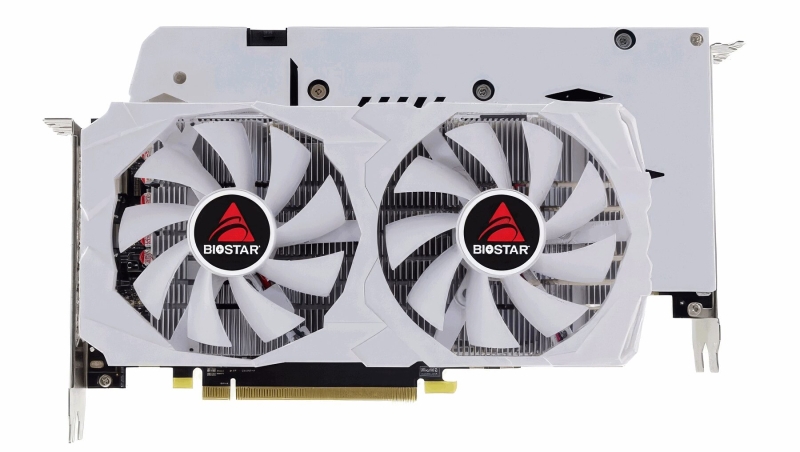 Biostar неожиданно выпустила белую Radeon RX 580 2048SP — она была новинкой 6 лет назад