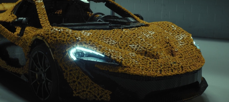 Из 342 817 деталей LEGO построили полноразмерный McLaren P1 — он может разгоняться до 64 км/ч