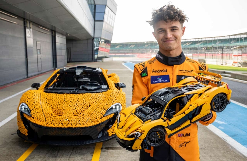 Из 342 817 деталей LEGO построили полноразмерный McLaren P1 — он может разгоняться до 64 км/ч