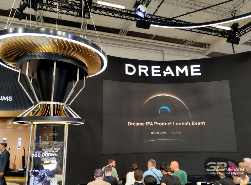Репортаж со стенда Dreame на IFA 2024: флагманский робот-пылесос L40 Ultra, беспроводной пылесос H14 Pro и другие новинки