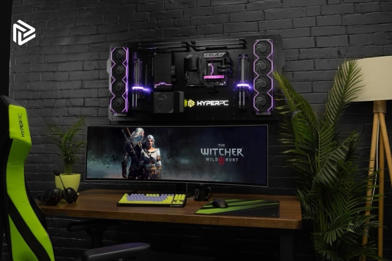 Российская компания HyperPC выпустила настенный игровой ПК Wall &mdash; на Core i9-14900KF и RTX 4090