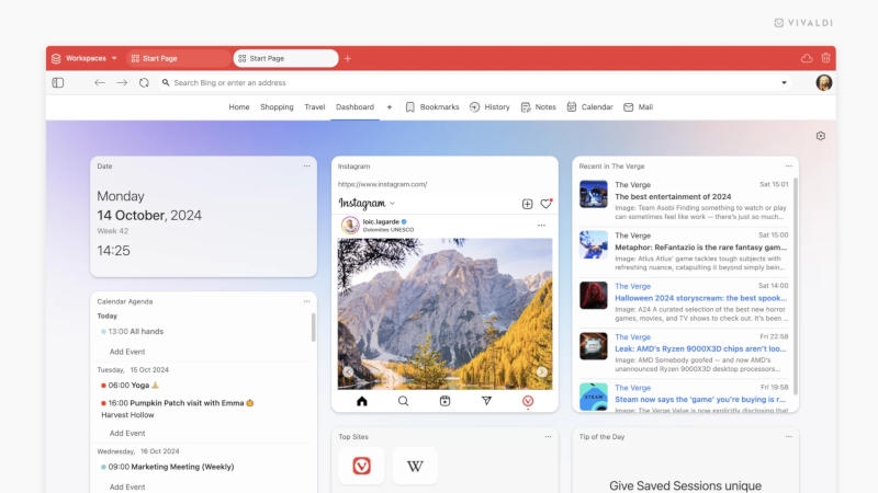 Вышел браузер Vivaldi 7.0 &mdash; с  YouTube без рекламы, виджетами, удобным управлением новостями и почтой