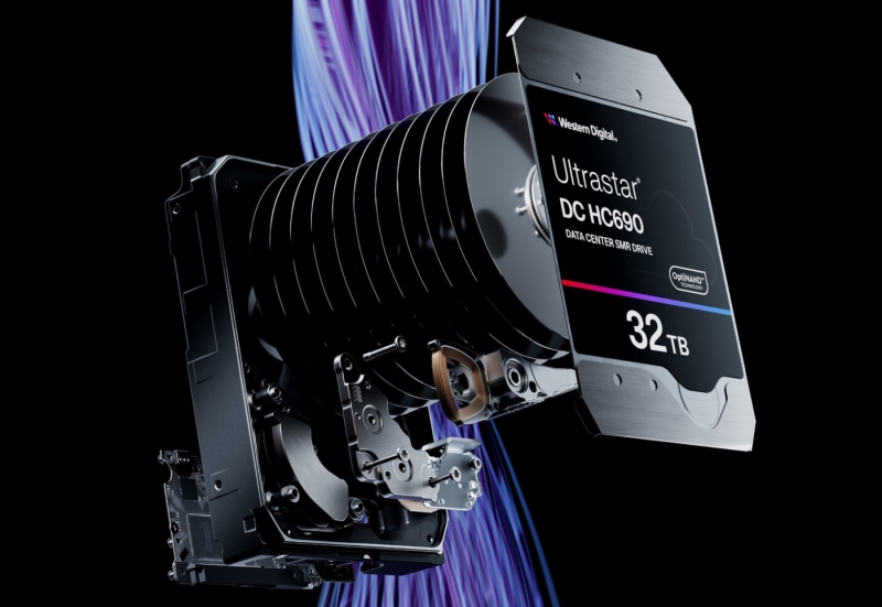 WD представила самые ёмкие жёсткие диски в мире — 32 Тбайт с UltraSMR и 26 Тбайт с CMR