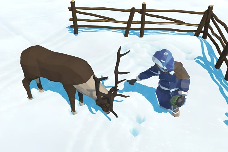 Журналисты показали скриншоты и раскрыли детали российской игры &laquo;Якут&raquo; &mdash; первого в мире симулятора оленеводства