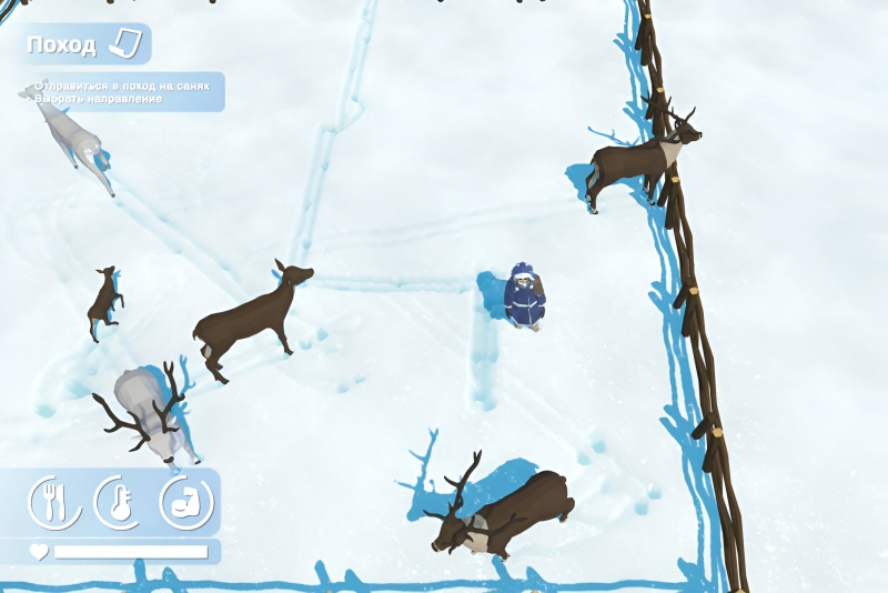 Журналисты показали скриншоты и раскрыли детали российской игры &laquo;Якут&raquo; &mdash; первого в мире симулятора оленеводства