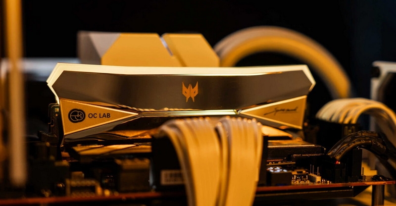 Acer представила модули памяти, покрытые настоящим золотом — Predator Hera CUDIMM DDR5 Special Edition