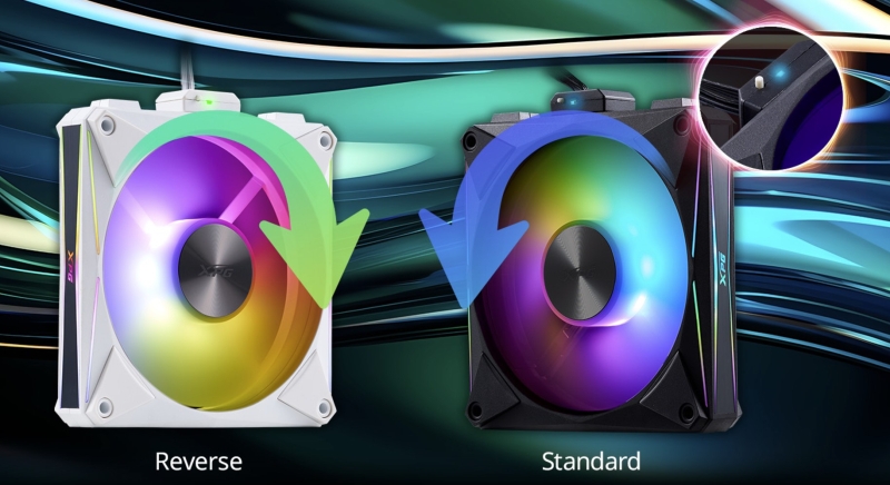 Adata представила вентиляторы с реверсом XPG Hurricane Mag &mdash; они собираются в гирлянды с помощью магнитов