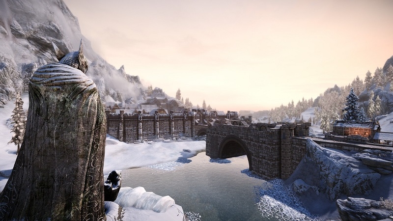 &laquo;Каждый кадр &mdash; картина!&raquo;: художник покорил фанатов The Elder Scrolls V: Skyrim версией Виндхельма на Unreal Engine 5