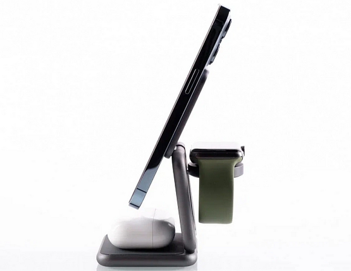 Magssory Fold 3 в 1&nbsp;&mdash; компактная и функциональная беспроводная зарядная станция для Apple, Samsung и не только