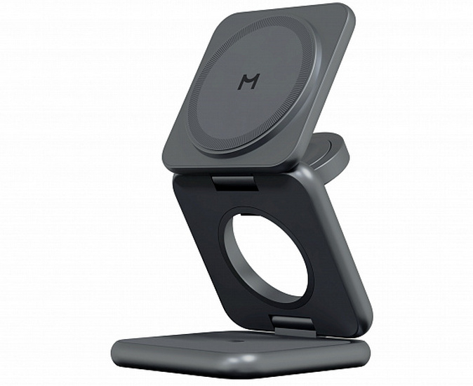 Magssory Fold 3 в 1&nbsp;&mdash; компактная и функциональная беспроводная зарядная станция для Apple, Samsung и не только