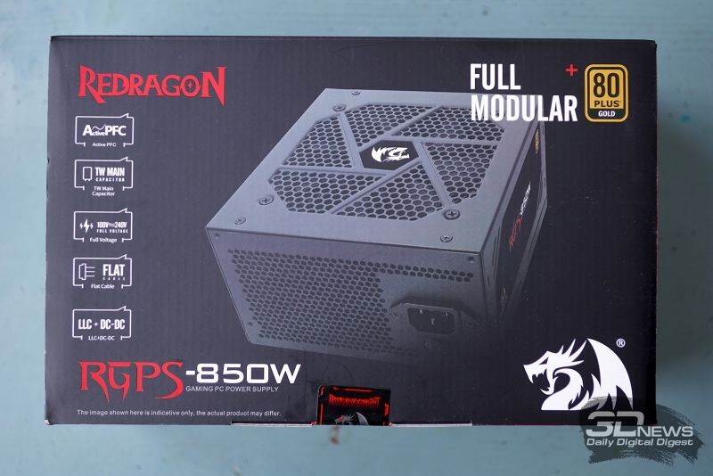 Redragon RGPS-850W — эффективный и надёжный блок питания для мощного игрового компьютера