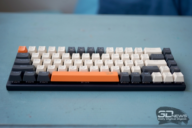 Redragon RYZE&nbsp;&mdash; компактная механическая клавиатура с RGB-подсветкой и тихими переключателями