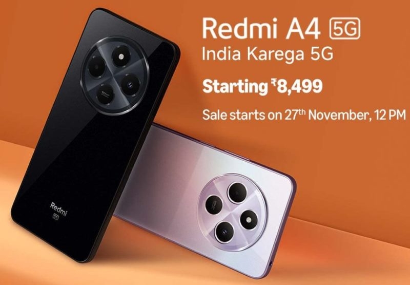 Xiaomi представила первый в мире смартфон на Snapdragon 4s Gen 2 &mdash; Redmi A4 5G за $100