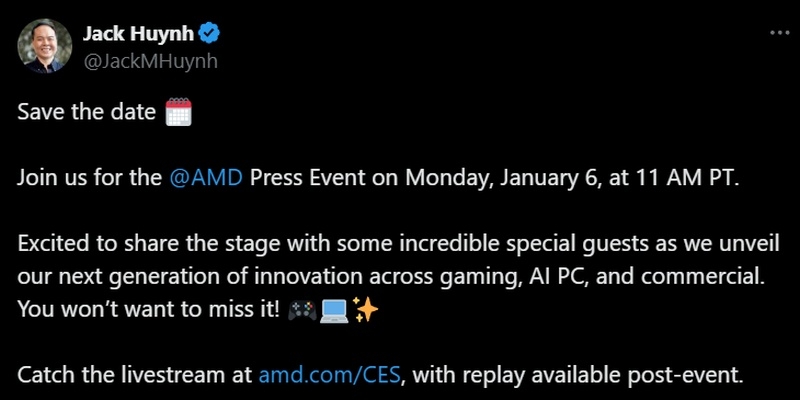 AMD сообщила, когда представит видеокарты Radeon 8000 — «следующее поколение инноваций в играх»