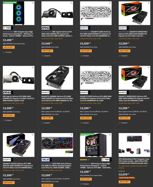 Цены на GeForce RTX 4090 взлетели выше 300 тыс. рублей&nbsp;&mdash; это всё равно дешевле, чем в США