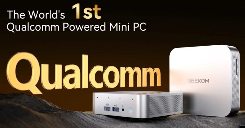 «Первый в мире» настольный мини-компьютер на Qualcomm Snapdragon X Elite уже не за горами