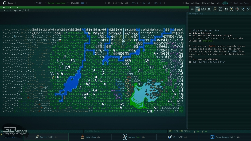 Caves of Qud — пещеры превозмогания. Рецензия