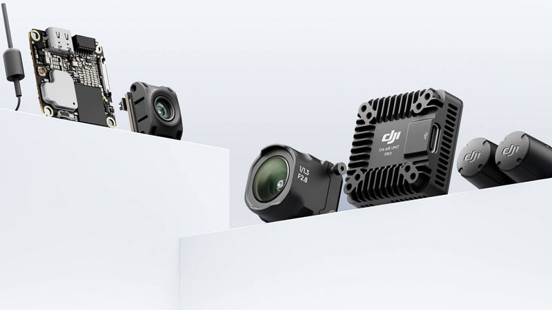 DJI представила сверхлёгкие экшен-камеры O4 Air для дронов — трансляция видео в 4K на расстояние до 15 км с задержкой 15 мс
