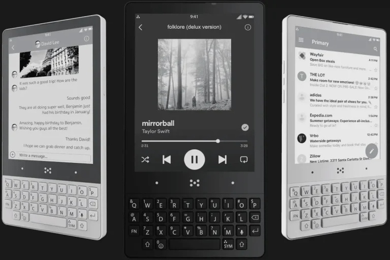 Смартфон Minimal Phone с физической QWERTY-клавиатурой и экраном E-Ink поступил в продажу