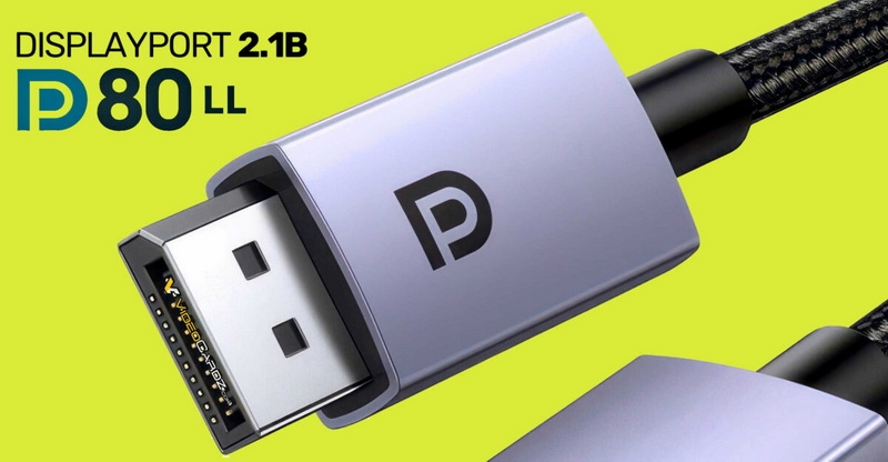 VESA рассказала про DisplayPort 2.1b и представила спецификации кабелей DP80LL с низкими потерями