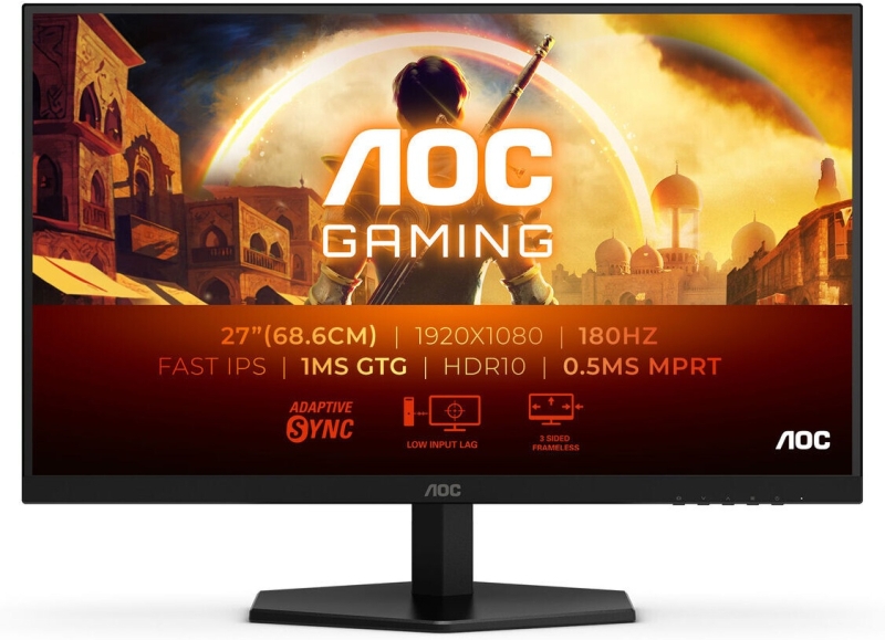 AOC представила недорогие игровые мониторы AGON G42 — IPS, до 27 дюймов, Full HD и 180 Гц