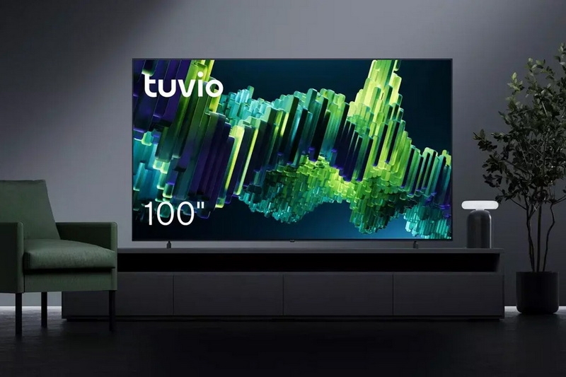 «Яндекс» представил свой первый 100-дюймовый телевизор — всего за 200 000 рублей