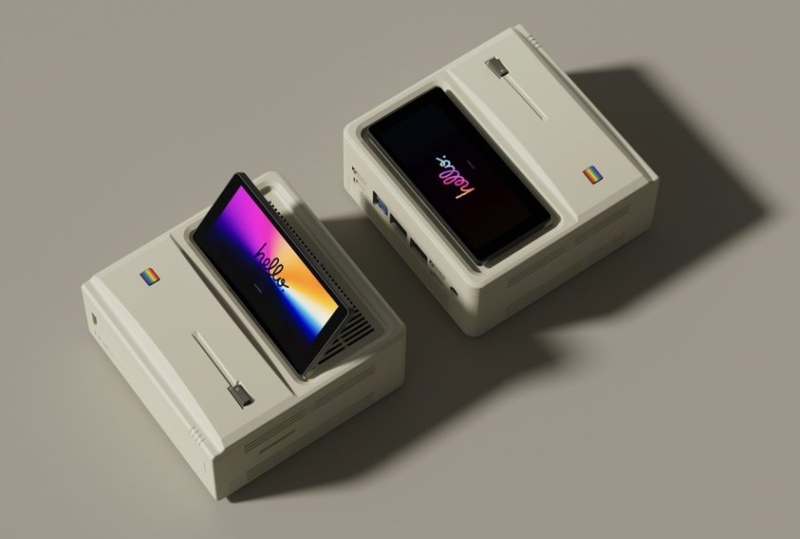 AyaNeo представила вдохновлённый Macintosh&nbsp;мини-ПК с откидным экраном и чипом AMD Strix Point