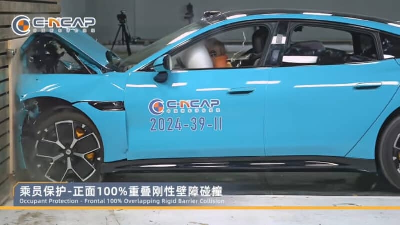 Электромобиль Xiaomi SU7 Max получил высшую оценку безопасности после краш-тестов C-NCAP