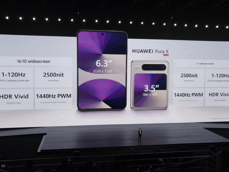 Huawei представил широкоформатную раскладушку&nbsp;Pura X с экраном 16:10 за $1050