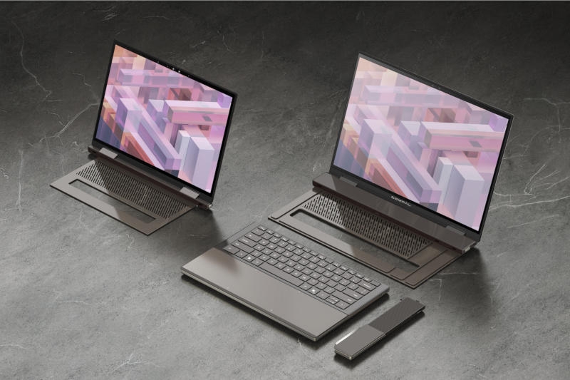 Крупный производитель MacBook представил концепт модульного ноутбука Adapt X