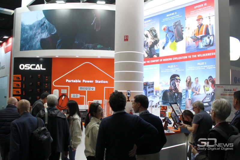 OSCAL представила на MWC 2025 новые защищённые смартфоны, планшет и портативные зарядные станции