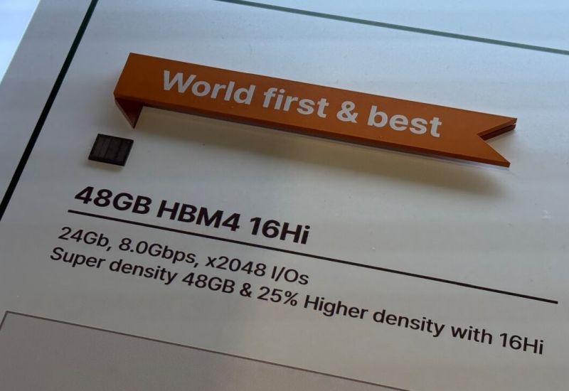 SK hynix и Samsung рассказали про память HBM4E: до 20 ярусов и 64 Гбайт в одном стеке