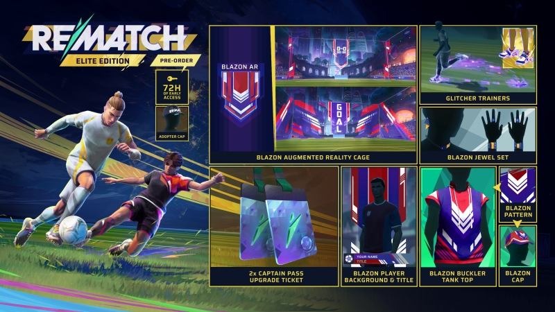 Футбольный экшен Rematch от создателей Sifu готов к выходу на поле &mdash; дата релиза, предзаказ в российском Steam и анонс открытой &laquo;беты&raquo;