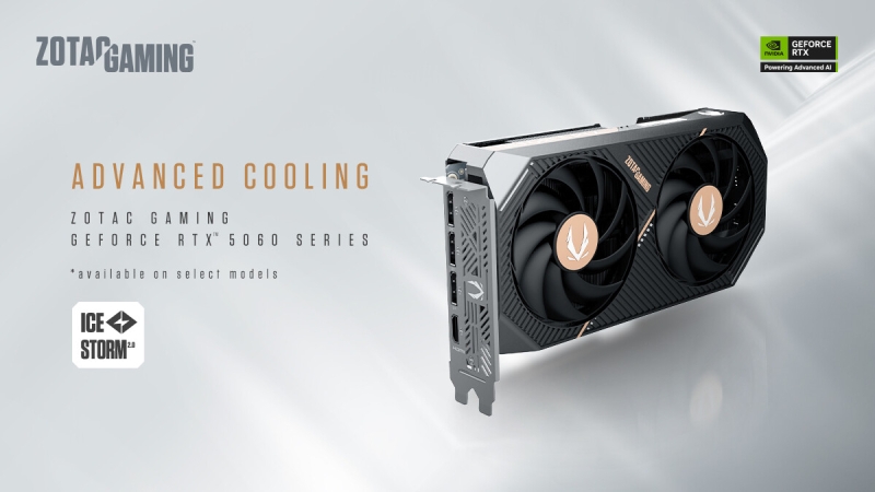 Gainward, Inno3D и Zotac представили большие и маленькие варианты GeForce RTX 5060 Ti и RTX 5060