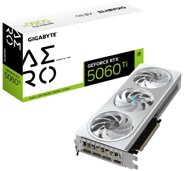 Gigabyte представила GeForce RTX 5060 Ti и RTX 5060 в версиях Aorus Elite, Gaming, Eagle, Aero и Windforce