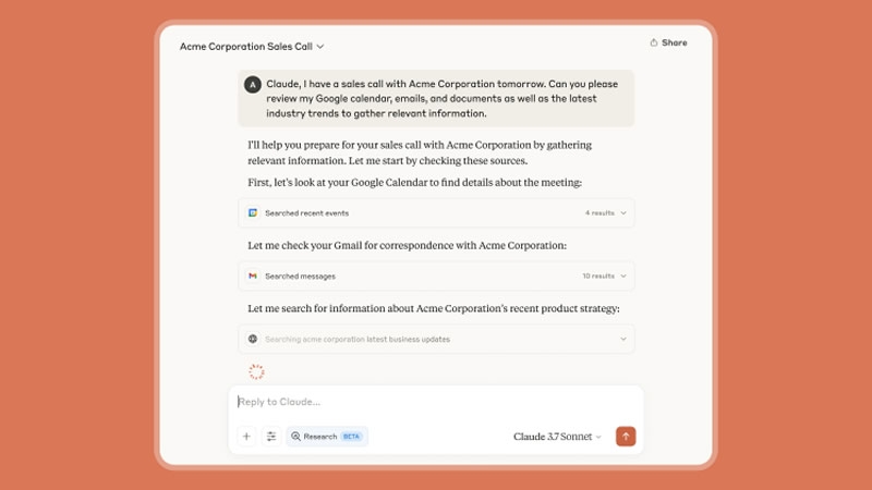 Главный конкурент ChatGPT научился проводить глубокие исследования и рыться в Gmail