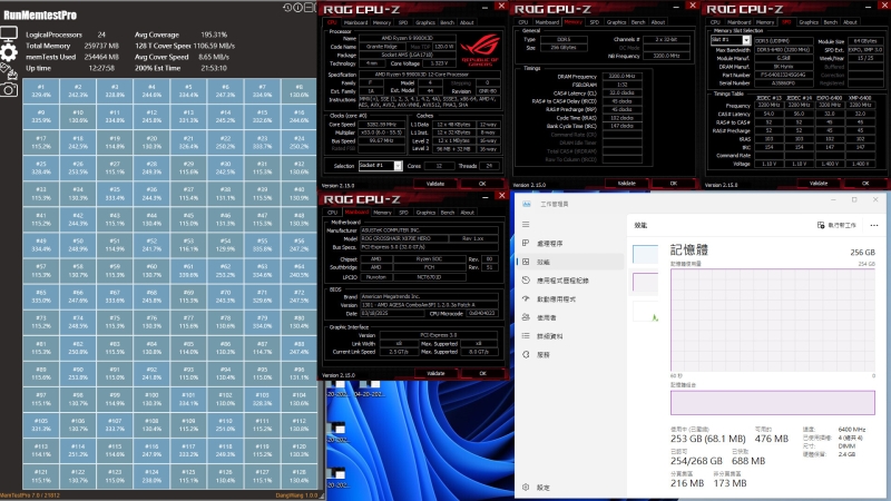 G.Skill представила 256-Гбайт комплект памяти DDR5-6000 CL32 из четырёх модулей