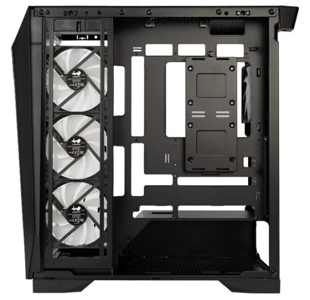 InWin представила вместительный компьютерный корпус PRISM весом 10 кг с четырьмя вентиляторами