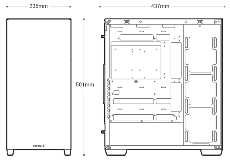 Корпус DeepCool CG580: максимум функциональности, минимум стоимости