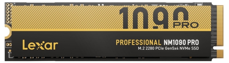 Lexar выпустила NM1090 Pro &mdash; холодный SSD со скоростью до 14 Гбайт/с