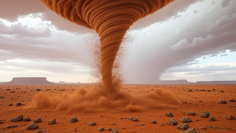 Марсоход NASA Perseverance стал свидетелем танца «пылевых дьяволов» на Марсе — они не поделили территорию