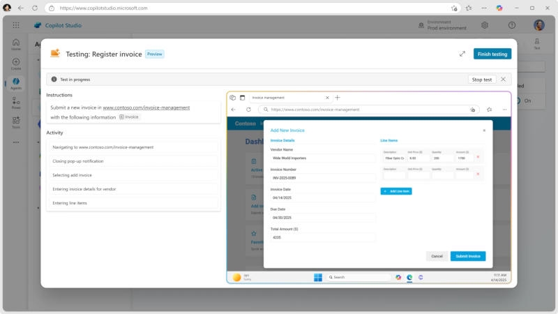 Microsoft позволила Copilot Studio самостоятельно управлять компьютером по заданию пользователя