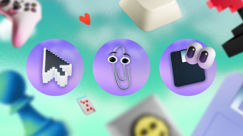 Microsoft выпустила юбилейные обои для Windows с отсылками к легендарным элементам из прошлого корпорации