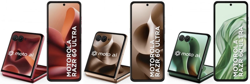 Motorola представила флагманскую раскладушку Razr 60 Ultra и версию подешевле Razr 60 &mdash; обе с защитой пыли