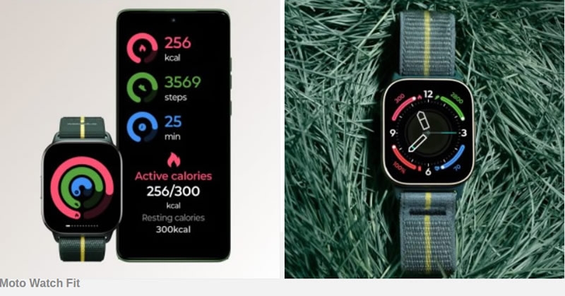 Motorola представила смарт-часы Watch Fit с кристаллами Swarovski, а также версию попроще