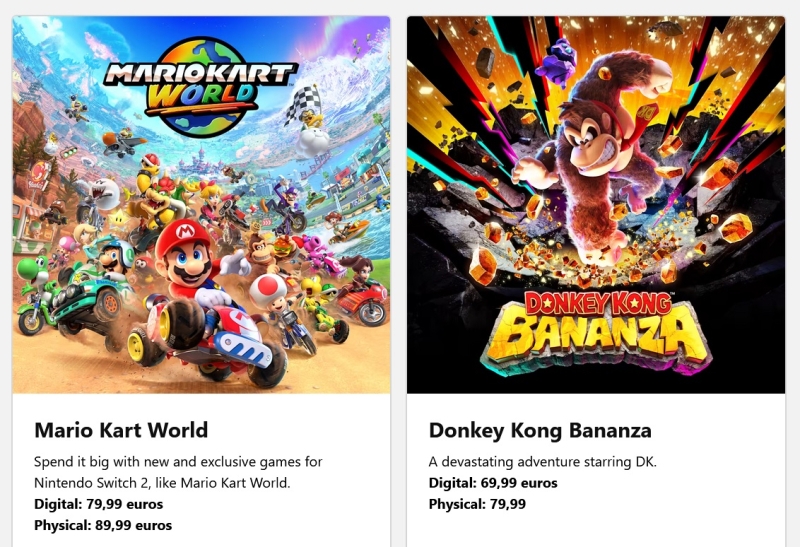 Nintendo поднимет цены на игры раньше Take-Two с GTA VI &mdash; Mario Kart World для Switch 2 будет стоить $80 в &laquo;цифре&raquo; и $90 в рознице