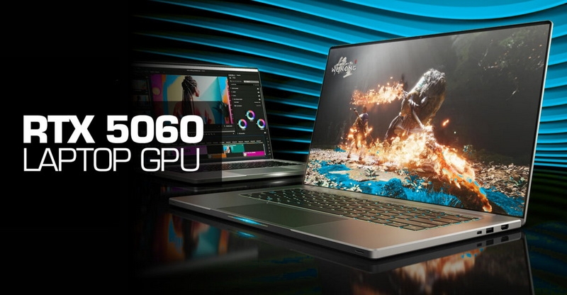 Nvidia раскрыла характеристики мобильной GeForce RTX 5060 — третья часть мобильной RTX 5090