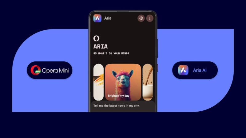 Opera Mini получила ИИ-помощника Aria AI