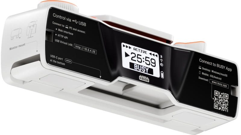 Представлено умное табло Busy Bar от создателей хакерского мультитула Flipper Zero