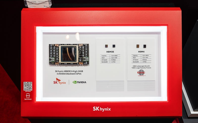 SK hynix показала память HBM4 для ИИ-ускорителей следующего поколения